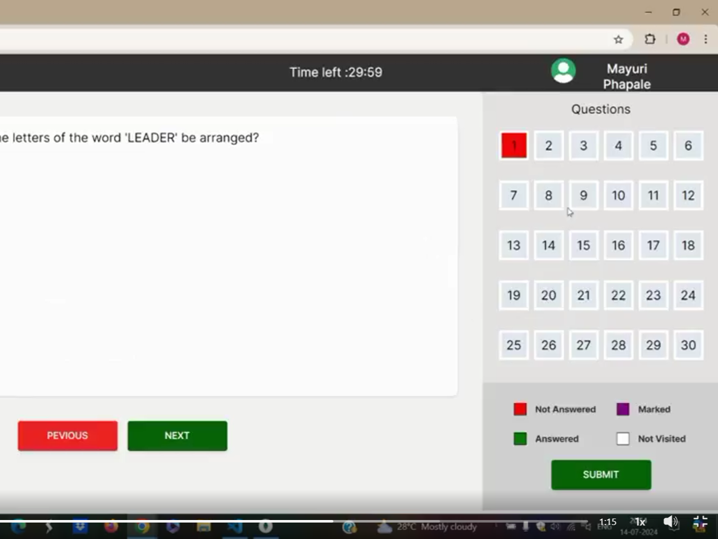 MCQ Test Platform